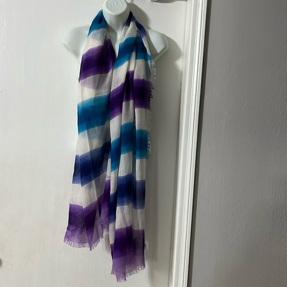 LORO PIANA  MULTI COLORED SCARF - Picture 1 of 13